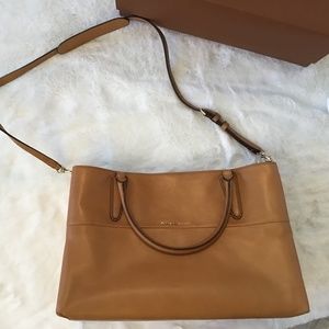 Tan coach purse
